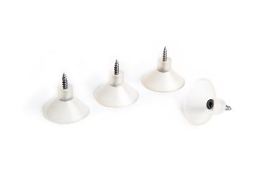 4 Haftsauger inkl. Schrauben für Original SPÜLBOY® Neptun, Twin-GoT, und Twin-GoT portable