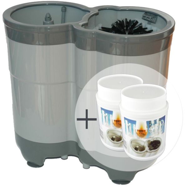 ECO Compact Sparpaket: 1 x Gläserspüler Compact + 2 x Spültabs