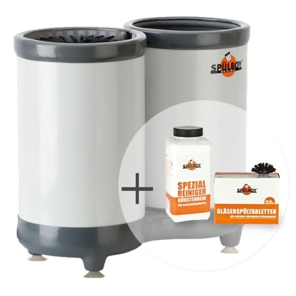 Einsteiger-Paket „Twin-GoT“: 1 x Original SPÜLBOY® Twin-GoT + Vorteilsreinigungsset