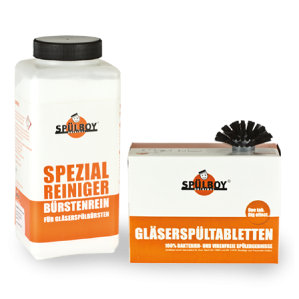 Einsteiger-Paket „Twin-GoT Portable“: 1 x Original SPÜLBOY® Twin-GoT portable + Vorteilsreinigungsset