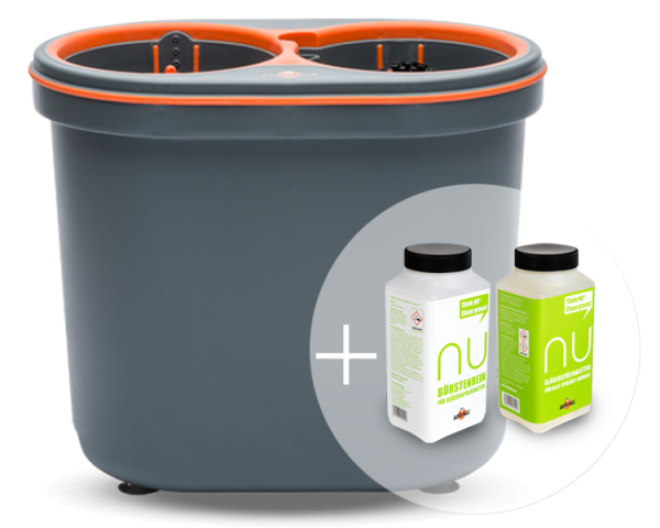 Starter-Paket "SPÜLBOY NU®": 1 x SPÜLBOY NU®, + 1x NU Spültabletten & 1x NU Bürstenrein
