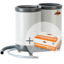 ECO Sparpaket „Twin-GoT portable“: 1 x Original Spülboy® Twin-GoT portable + 1 x Gläserspültabletten